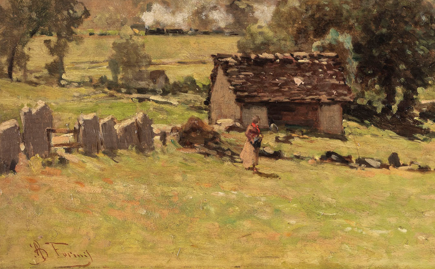 Achille Formis pittore quadro dipinto