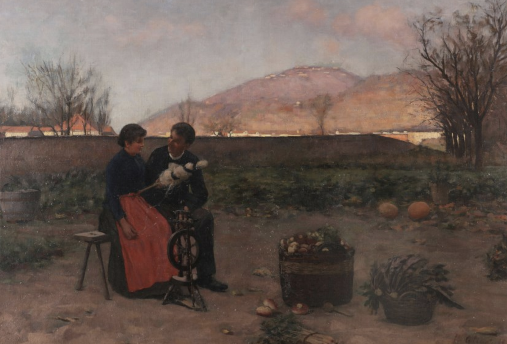 Achille Glisenti pittore quadro dipinto ritratto