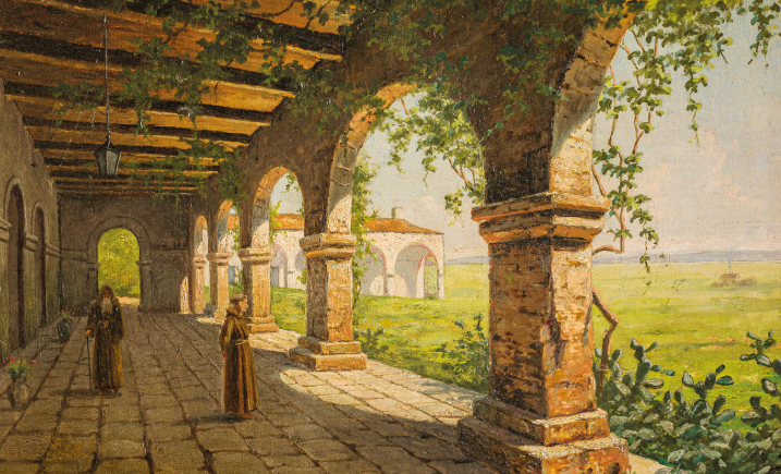 Achille Vianelli pittore quadro dipinto vedutista napoletano