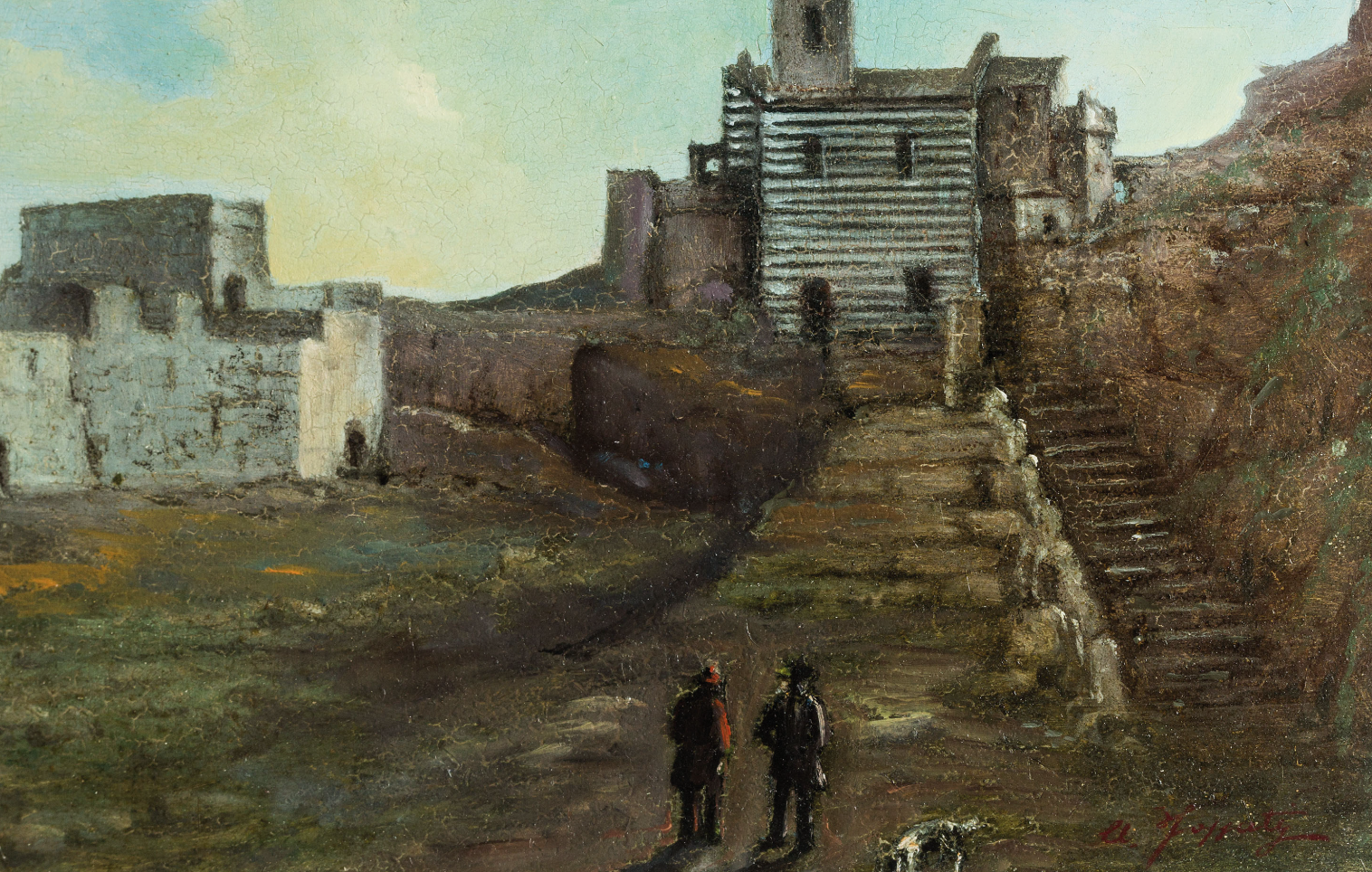 Agostino Fossati pittore quadro dipinto