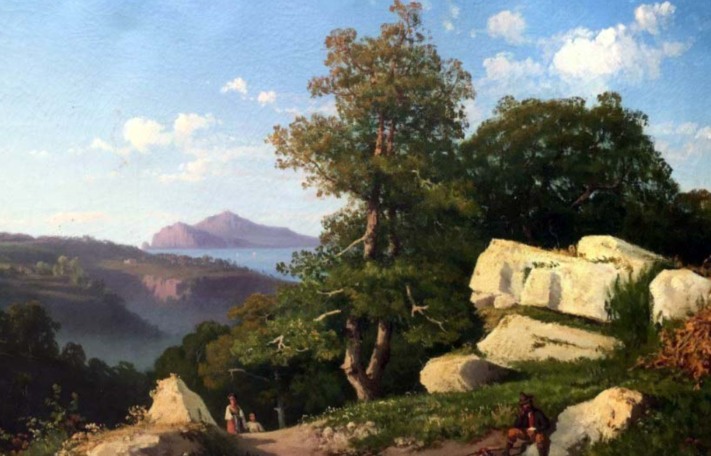 Alessandro La Volpe pittore quadro dipinto paesaggista napoletano