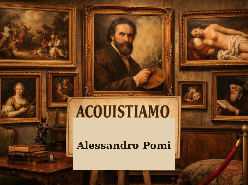 Alessandro Pomi pittore quadro dipinto ritratto