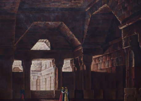 Alessandro Sanquirico pittore quadro scenografo teatro alla Scala