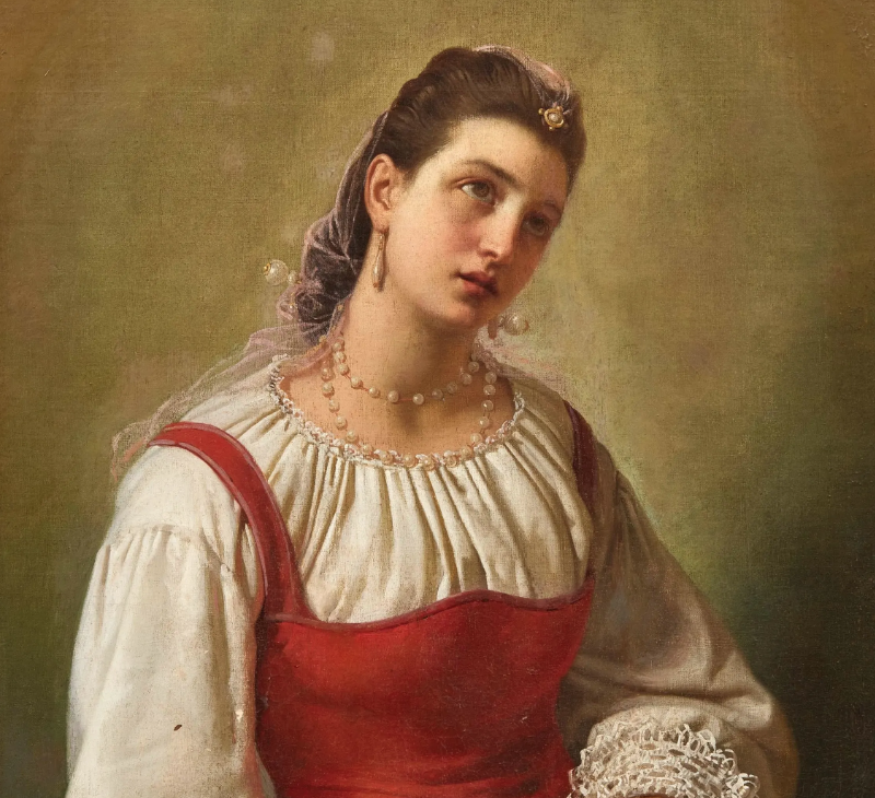 Alfonso Chierici pittore quadro dipinto