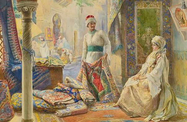 Amedeo Simonetti pittore quadro dipinto orientalista