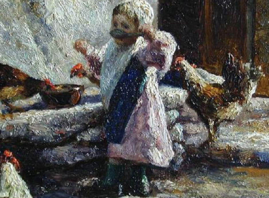 Angelo Garino pittore quadro dipinto piemontese