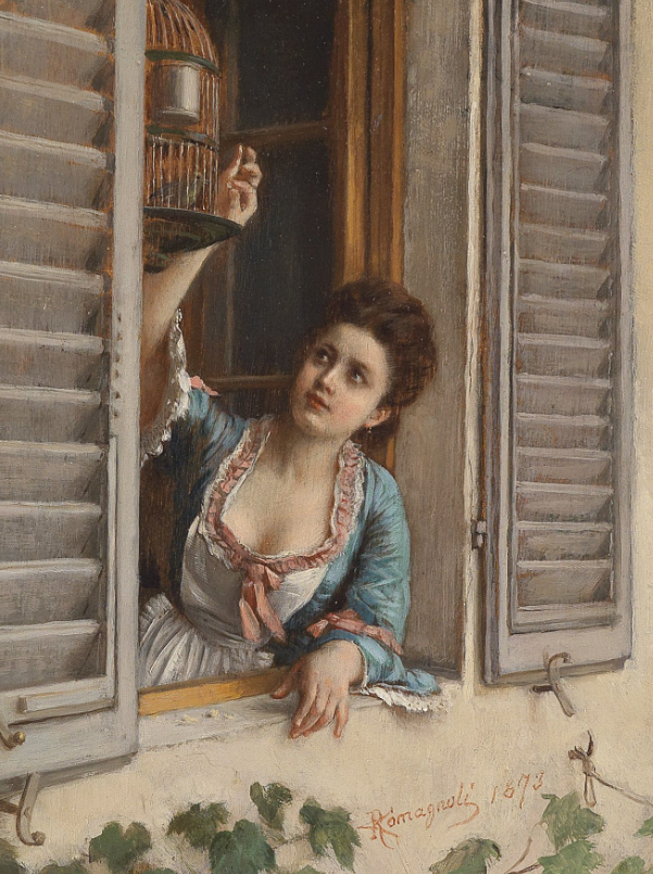 Angelo Romagnoli pittore quadro dipinto divisionista