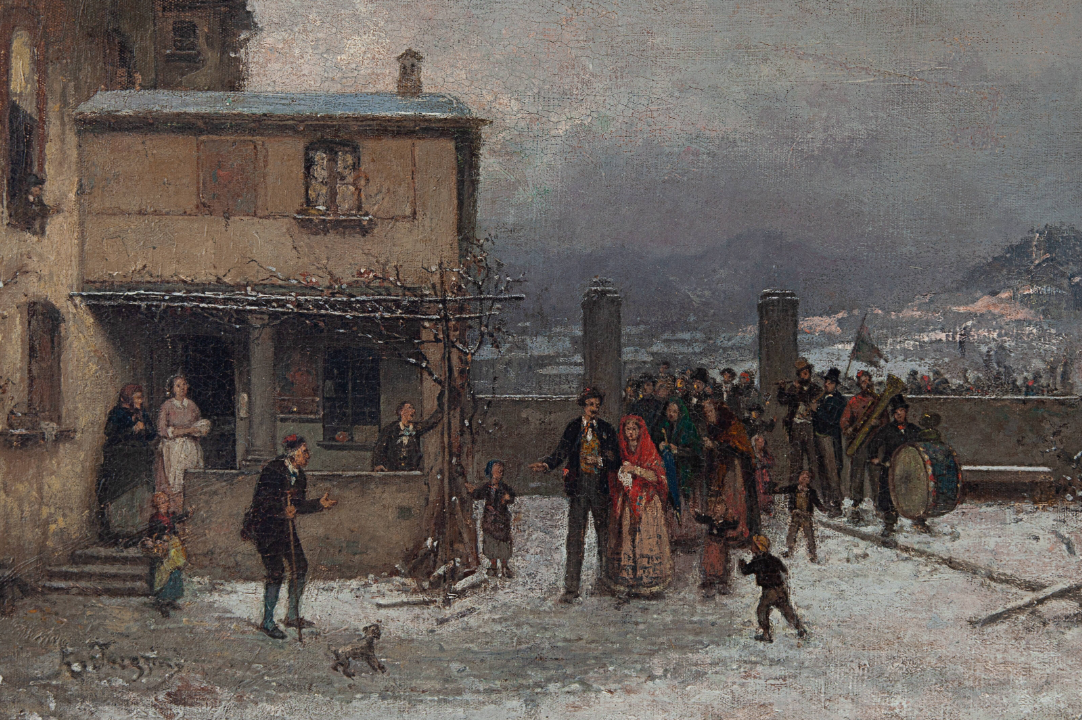 Angelo Trezzini pittore quadro dipinto ritratto