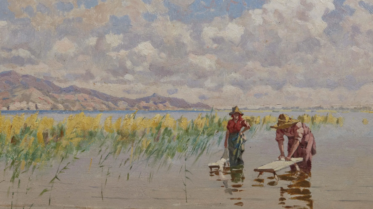 Angiolo Tommasi pittore quadro dipinto macchiaiolo