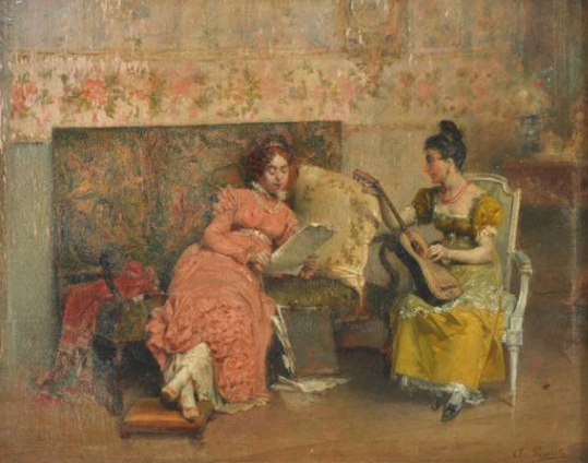 Antonio Pascutti pittore quadro dipinto friulano