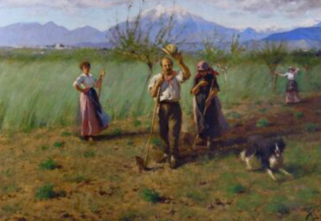 Antonio Rinaldo pittore quadro dipinto ritratto