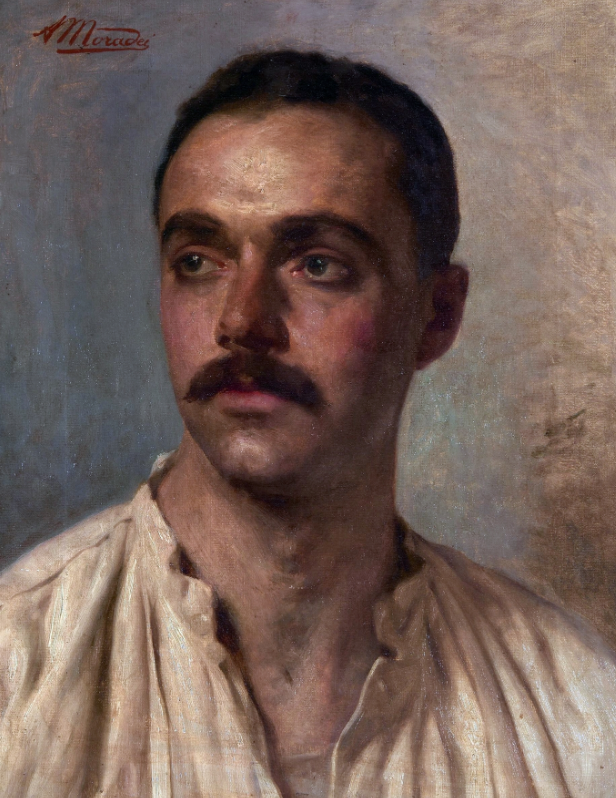 Arturo Moradei pittore quadro dipinto ritratto