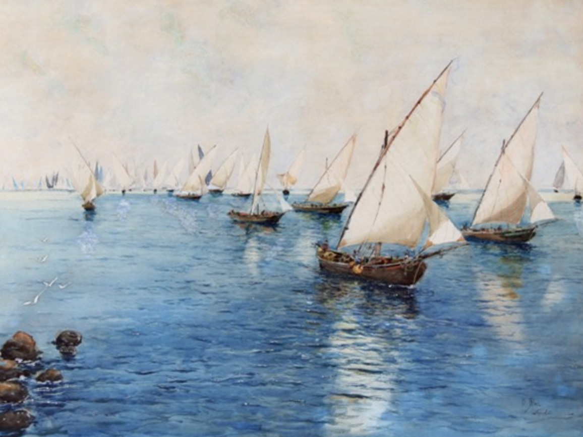 Augusto De Arcangelis pittore quadro dipinto