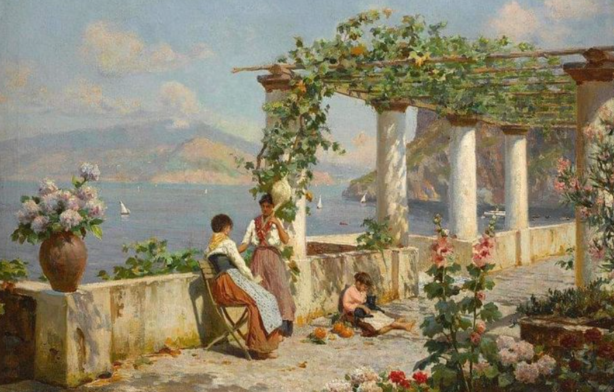 Augusto Lovatti pittore quadro dipinto ritratto