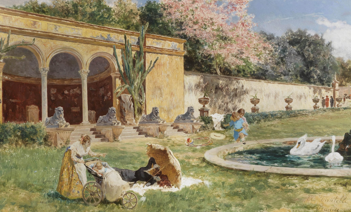 Aurelio Tiratelli pittore quadro dipinto