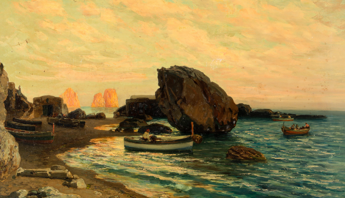 Bernardo Hay pittore quadro dipinto paesaggista