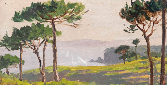 Carlo Thermignon pittore quadro dipinto ritratto