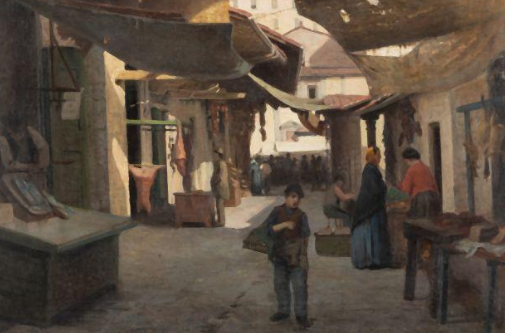 Celestino Turletti pittore quadro dipinto paesaggista