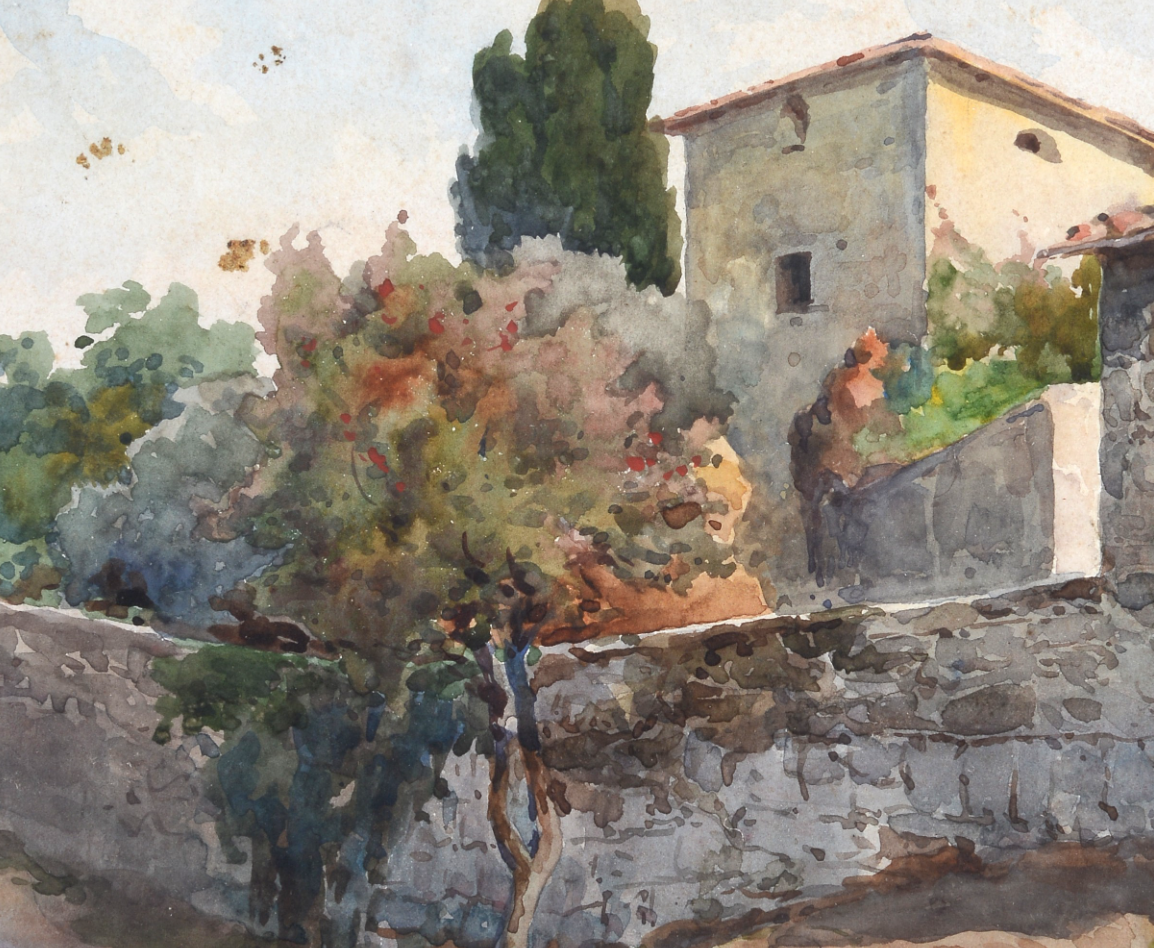 Cesare Bertolla pittore quadro dipinto