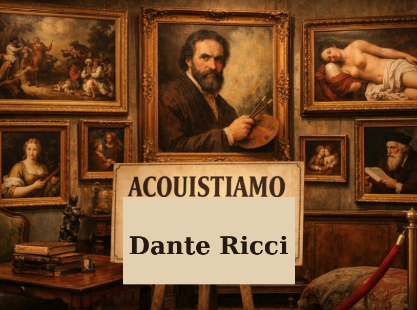 Dante Ricci pittore quadro dipinto ritratto