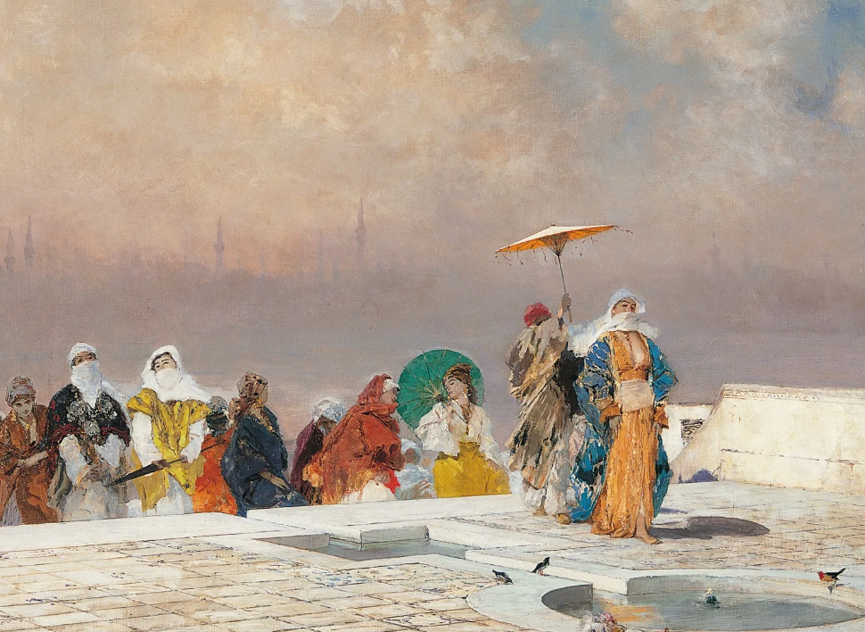 Domenico Morelli pittore quadro dipinto romantico napoletano