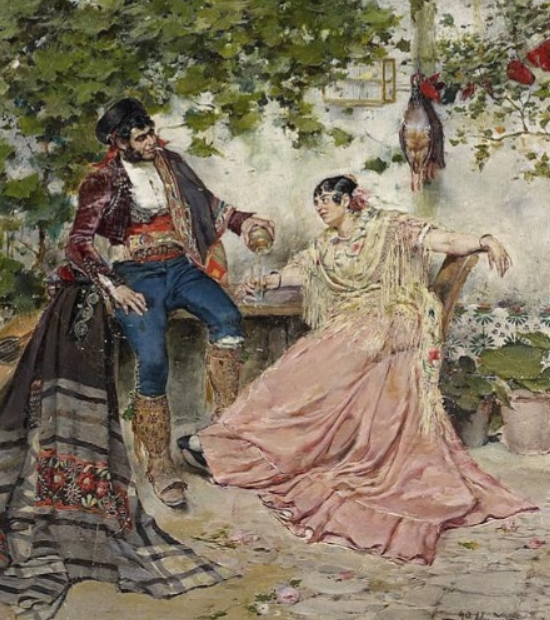Domingo Munoz Cuesta pittore quadro dipinto spagnolo