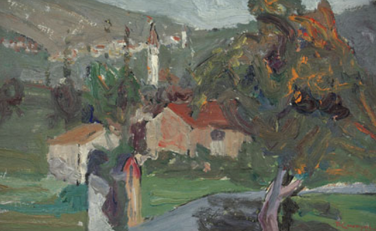 Duilio Korompay pittore quadro dipinto astratto moderno