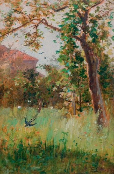 Edoardo Calandra pittore quadro dipinto