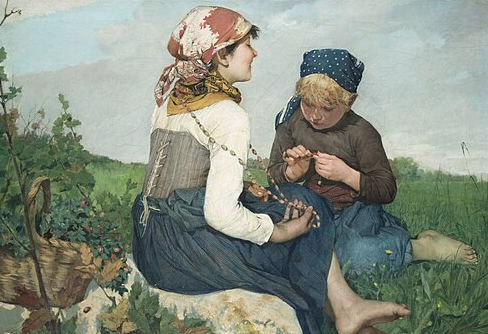 Egisto Ferroni pittore quadro dipinto