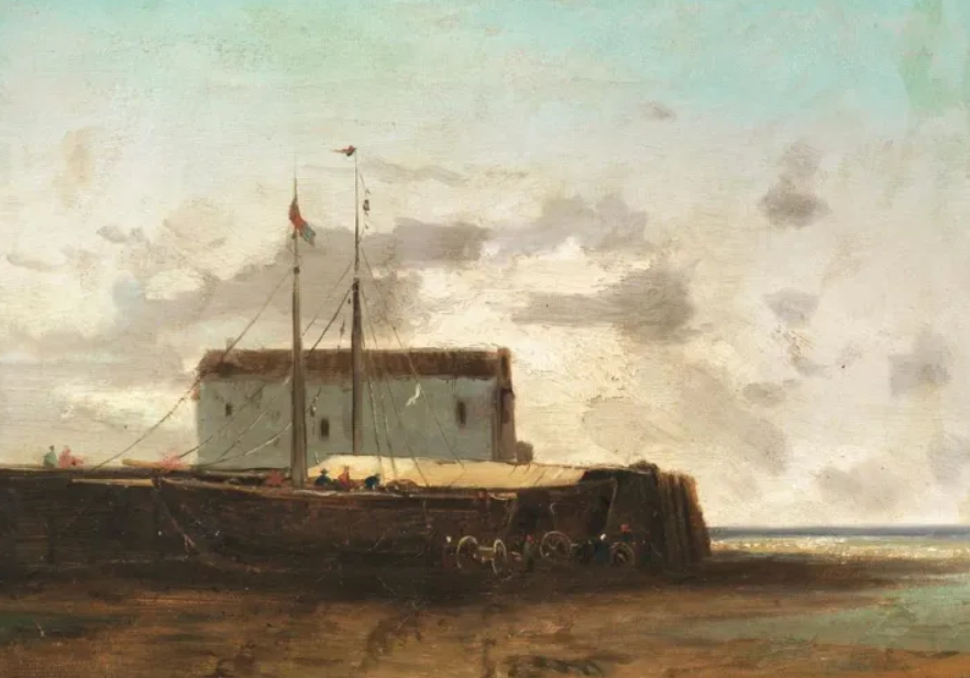 Emilio Praga pittore quadro dipinto scapigliato