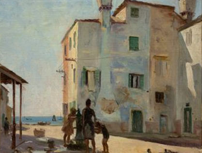 Emilio Rizzi pittore quadro dipinto ritratto