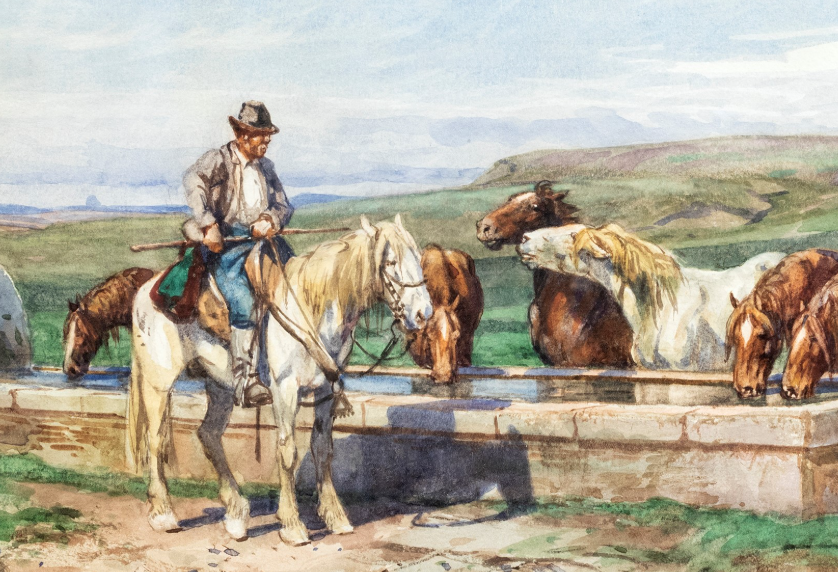 Enrico Coleman pittore quadro dipinto