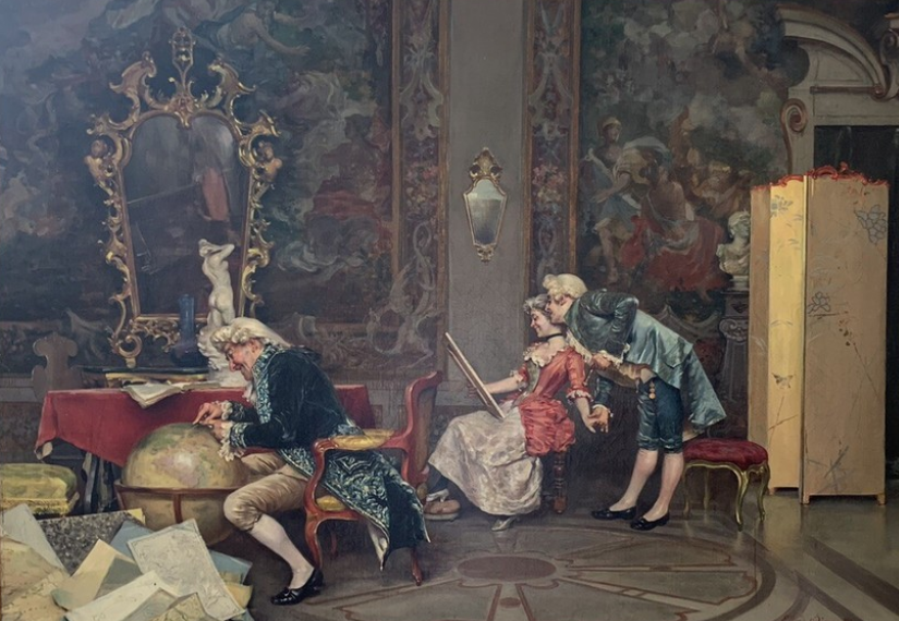Ettore Simonetti pittore quadro dipinto orientalista