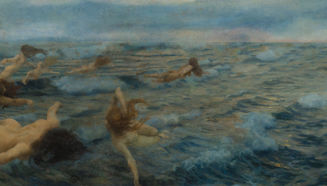 Ettore Tito pittore quadro dipinto impressionista