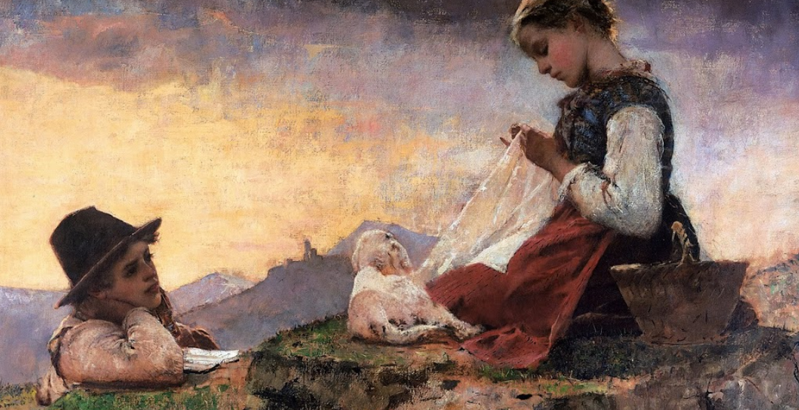 Eugenio Prati pittore quadro dipinto paesaggista