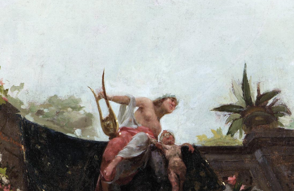 Eugenio Scomparini pittore quadro dipinto trentino