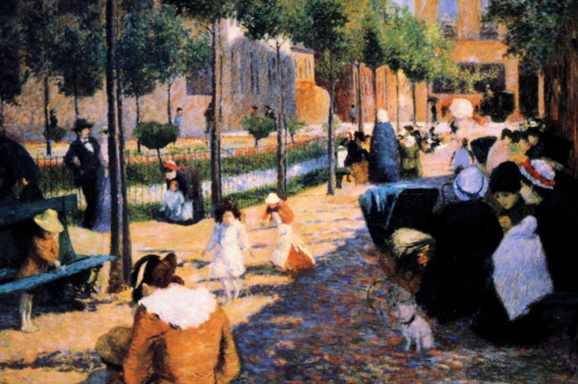 Federico Zandomeneghi pittore quadro dipinto impressionista