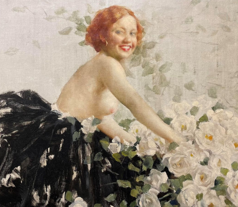 Francesco Longo Mancini pittore quadro dipinto ritratto