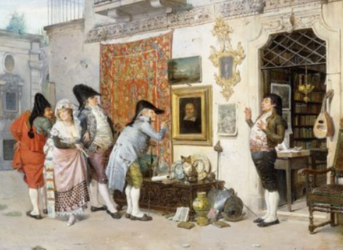 Francisco Peralta Del Campo pittore quadro dipinto orientalista spagnolo