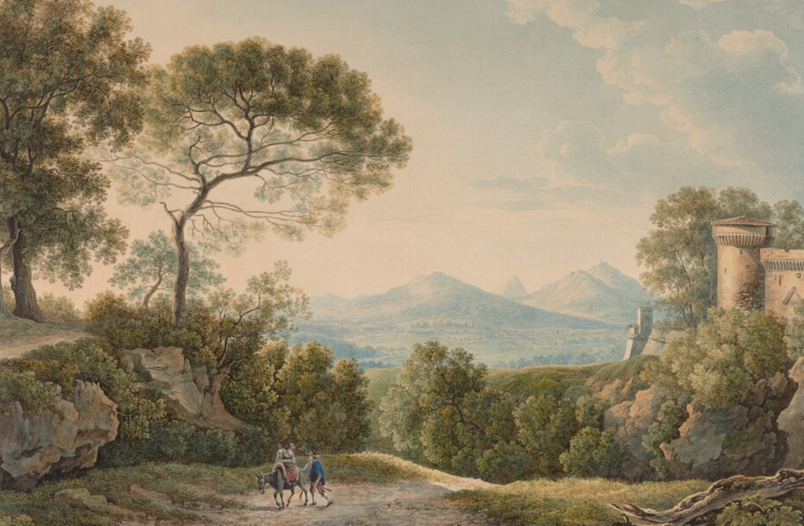 Franz Kaiserman pittore quadro dipinto paesaggista