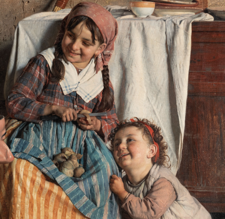 Gaetano Chierici pittore quadro dipinto