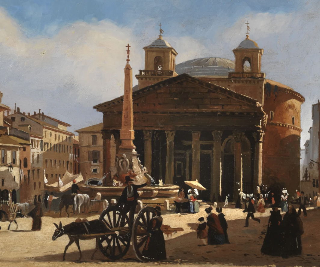 Giacomo Caneva pittore quadro dipinto