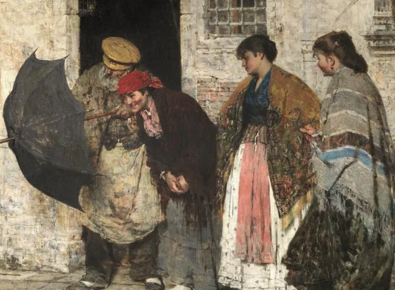 Giacomo Favretto pittore quadro dipinto