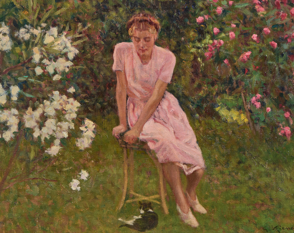 Giorgio Kienerk pittore quadro dipinto divisionista