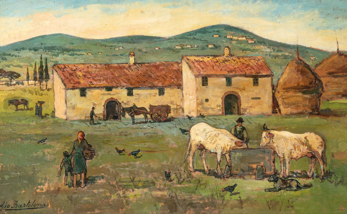 Giovanni Bartolena pittore quadro dipinto