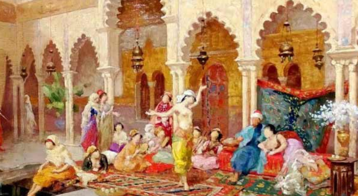 Giulio Rosati pittore quadro dipinto orientalista