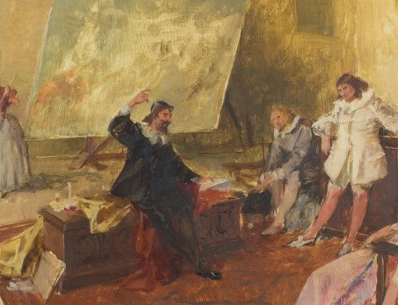 Giuseppe Cassioli pittore quadro dipinto