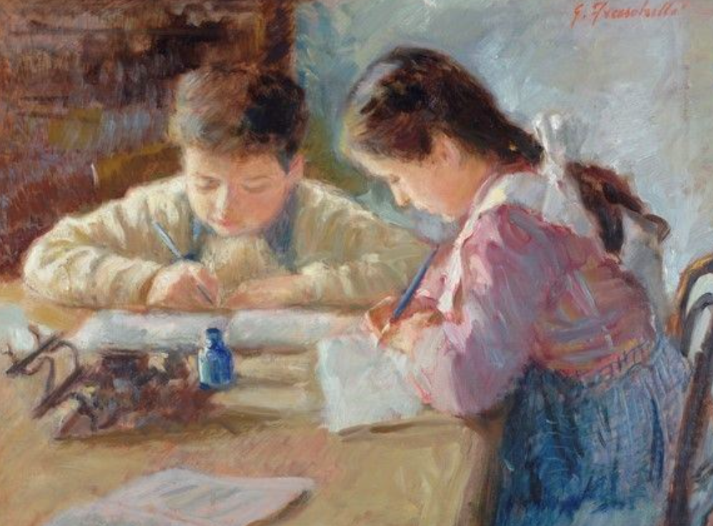 Giuseppe Fraschetti pittore quadro dipinto