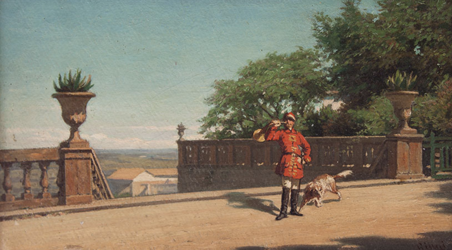 Giuseppe Giani pittore quadro dipinto paesaggista