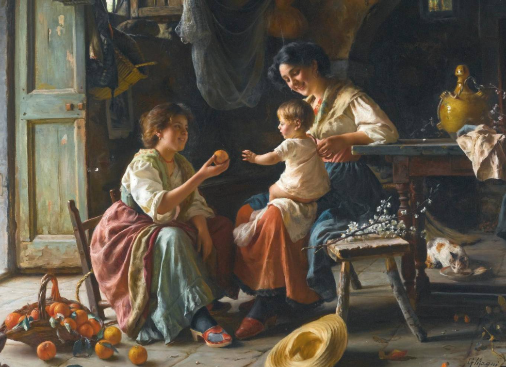 Giuseppe Magni pittore quadro dipinto ritratto